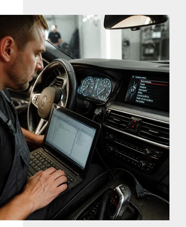 Русификация приборной панели BMW для авто в Сосногорске от компании