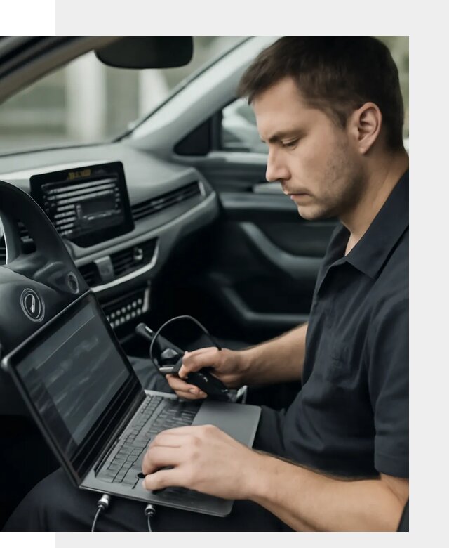 Настройка телематики автомобиля под ключ для авто в Сосногорске