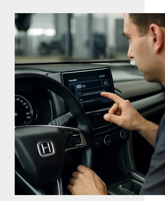 Русификация панели приборов Honda в Сосногорске по цене 5158 ФастМобиль-Сно